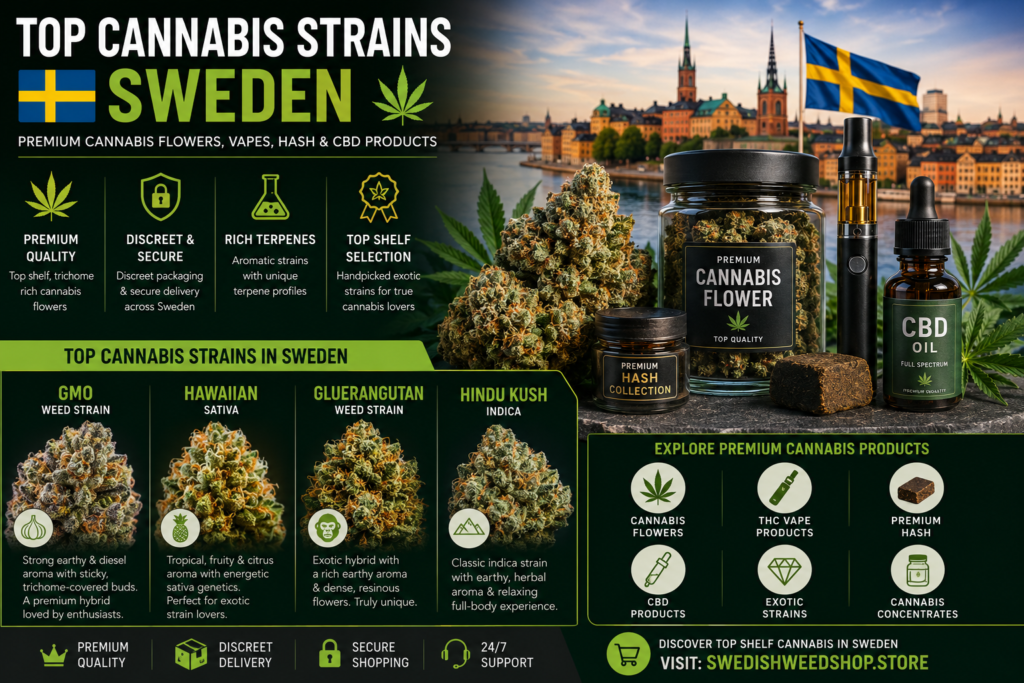 Top Cannabis Strains Sweden