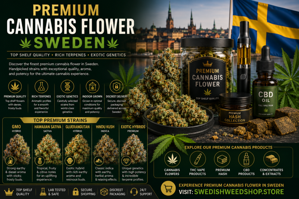 Premium Cannabis Flower Sweden
