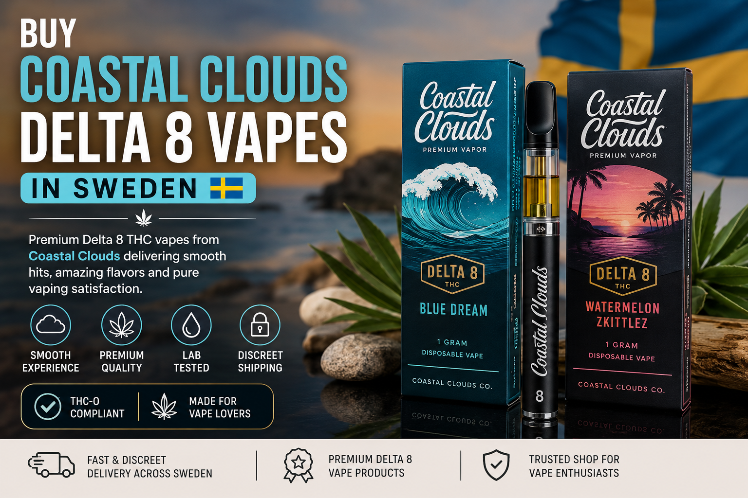 Buy Coastal Clouds Delta 8 Vapes in Sweden